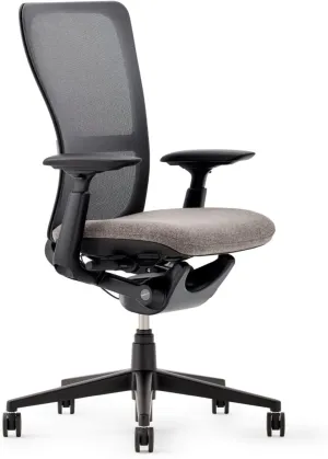 Haworth Zody Standard Posture Mesh Office Chair – Ergonomic Desk Chair with Pneumatic Seat Height Adjustments and Forward Tilt Option - Without Lumbar Support (Steel)