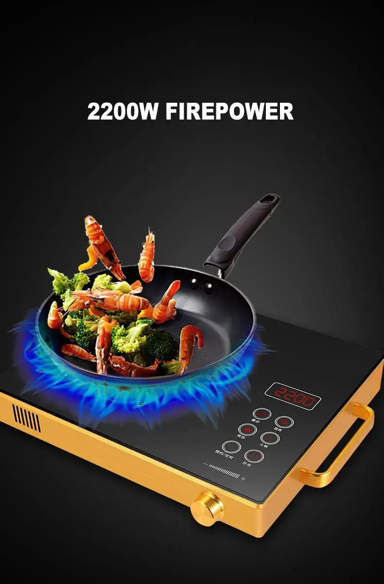 Hoffmans Electric Infrared Cooker Stove Hot Plate – Portable Single Burner