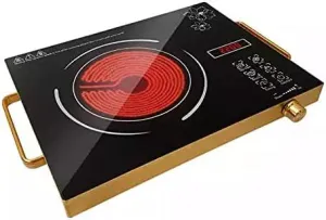 Hoffmans Electric Infrared Cooker Stove Hot Plate – Portable Single Burner