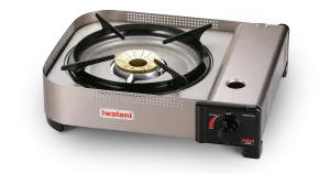 Iwatani 35FW Portable Butane Stove, High Powered with Double Windbreaker