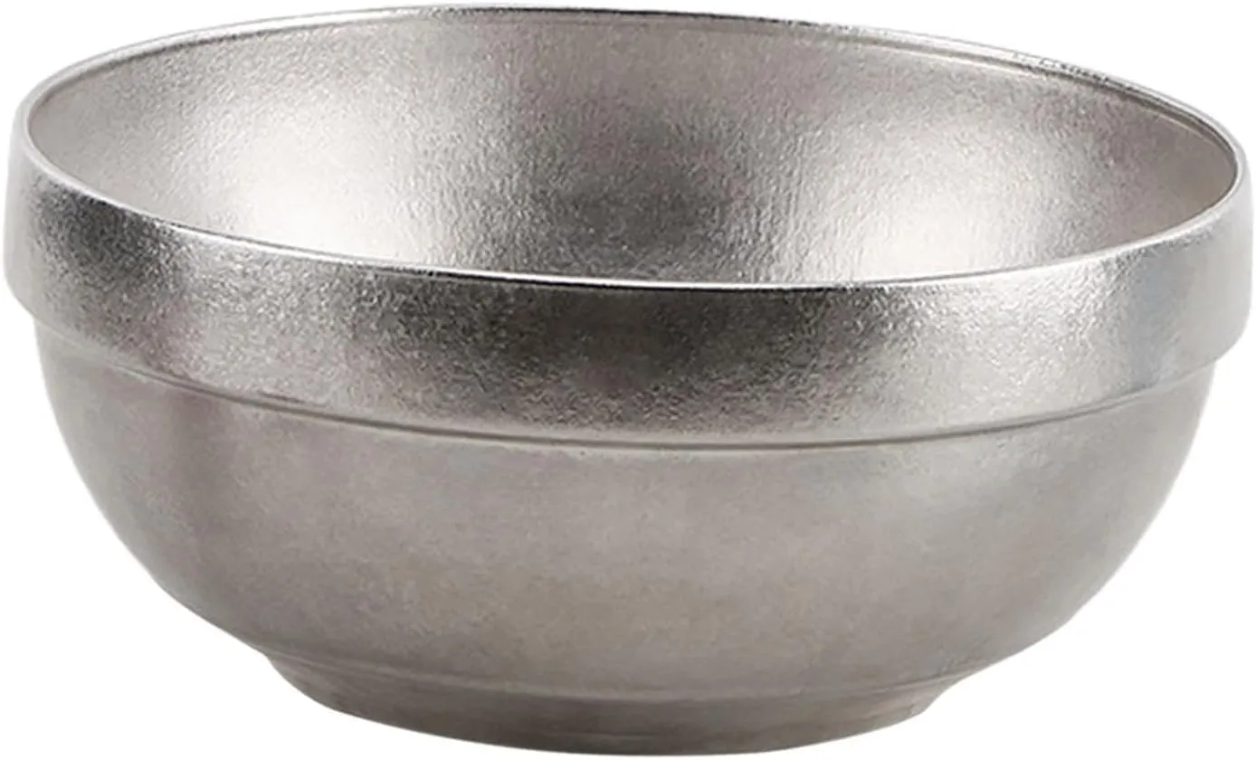Kids Titanium Food Bowl, Double Walled, Portable for Camping and Hiking