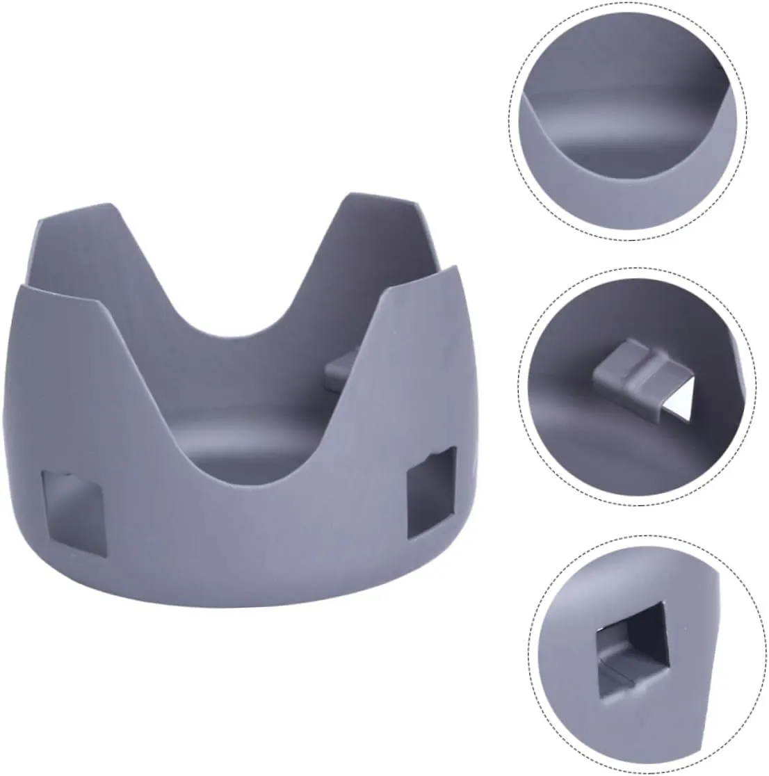 Kisangel 1pc Mini Outdoor Furnace Base Camping Aluminium Alloy Burner Support Holder Pot Support for Camping Stoves Sturdy Alcohol Stove Base