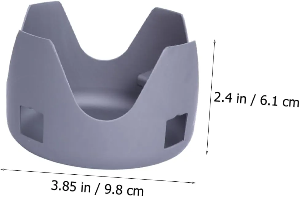 Kisangel 1pc Mini Outdoor Furnace Base Camping Aluminium Alloy Burner Support Holder Pot Support for Camping Stoves Sturdy Alcohol Stove Base