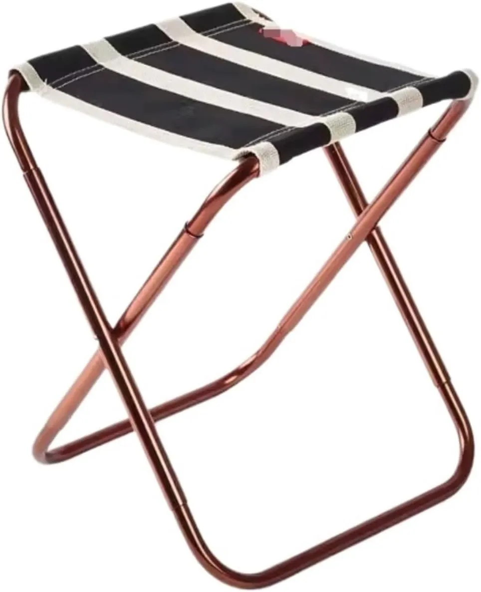 KYUSAR Camping Chair Outdoor Chair Foldable Chair Outdoor Folding Chair Camping Chair Fishing Picnic BBQ Seat Ultralight Fishing Chair Aviation Aluminum Folding Stool Folding Camping Chair