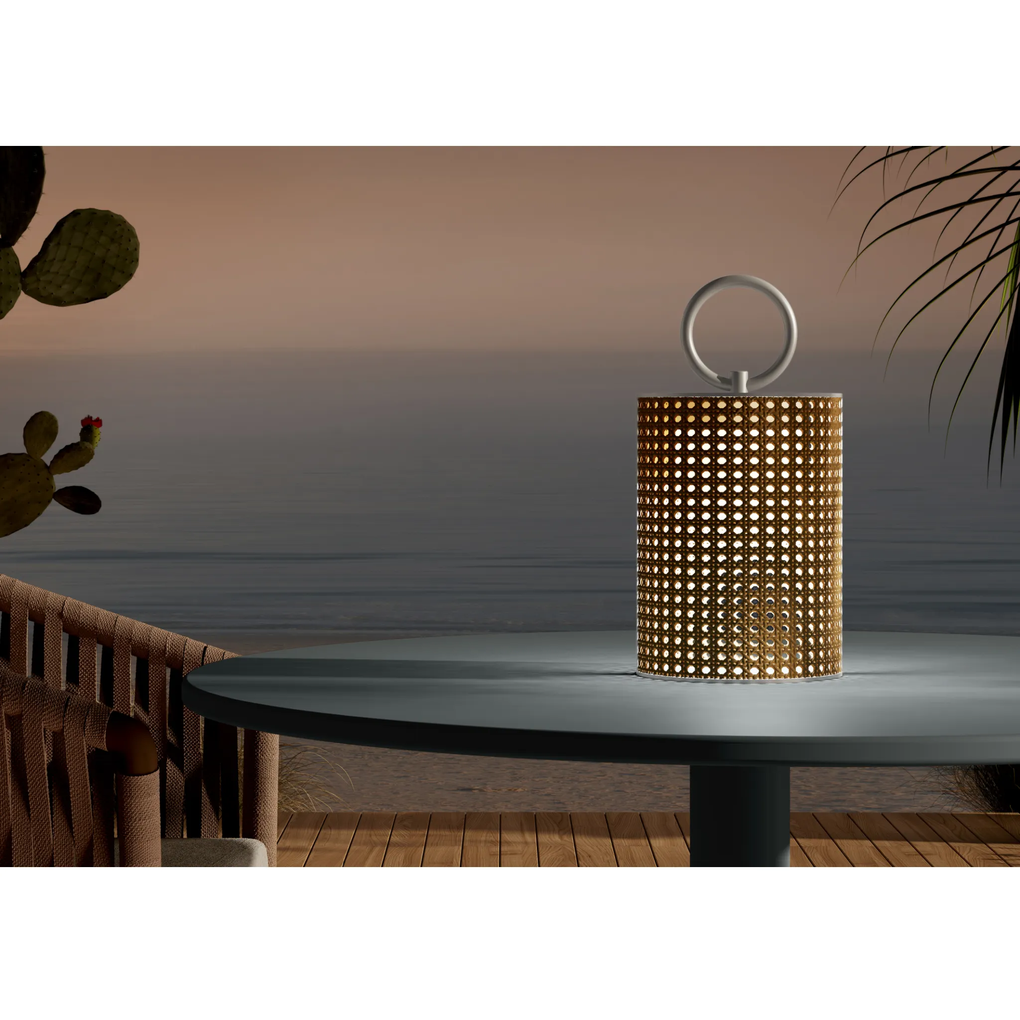 Lacquered Metal Outdoor Lantern | Contardi Clara