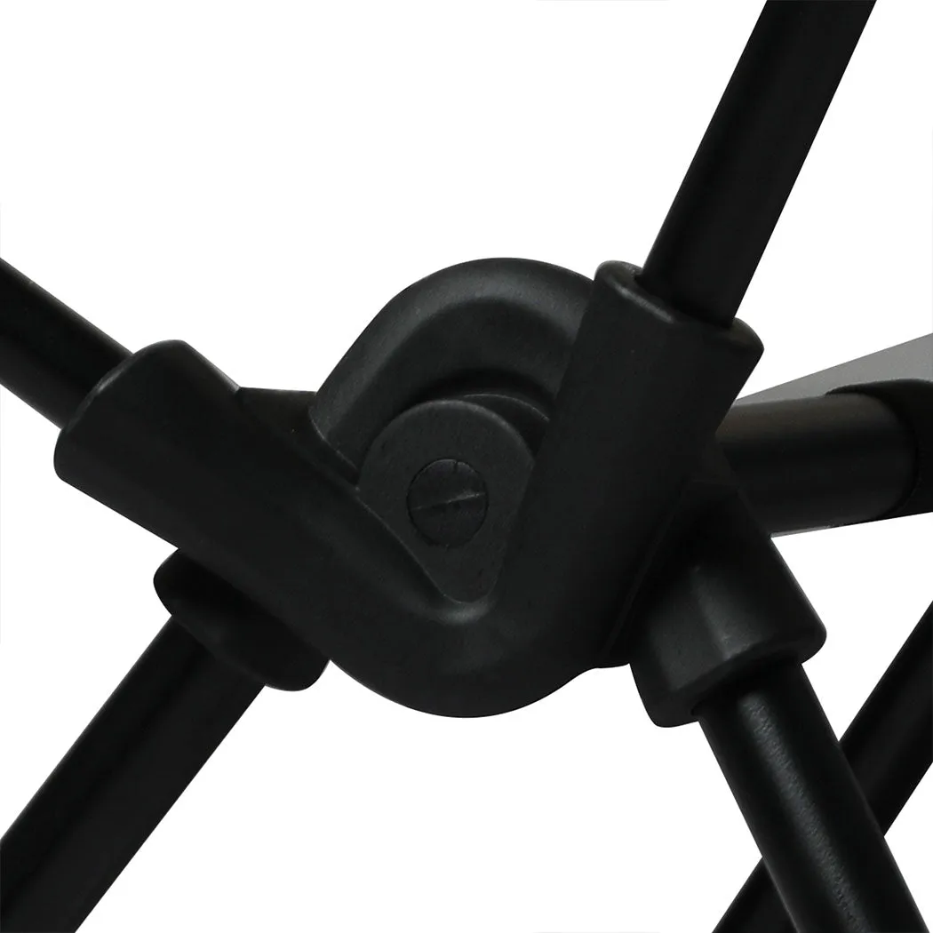 Levede Camping Chair Folding Outdoor Large Black-VIC_Metro