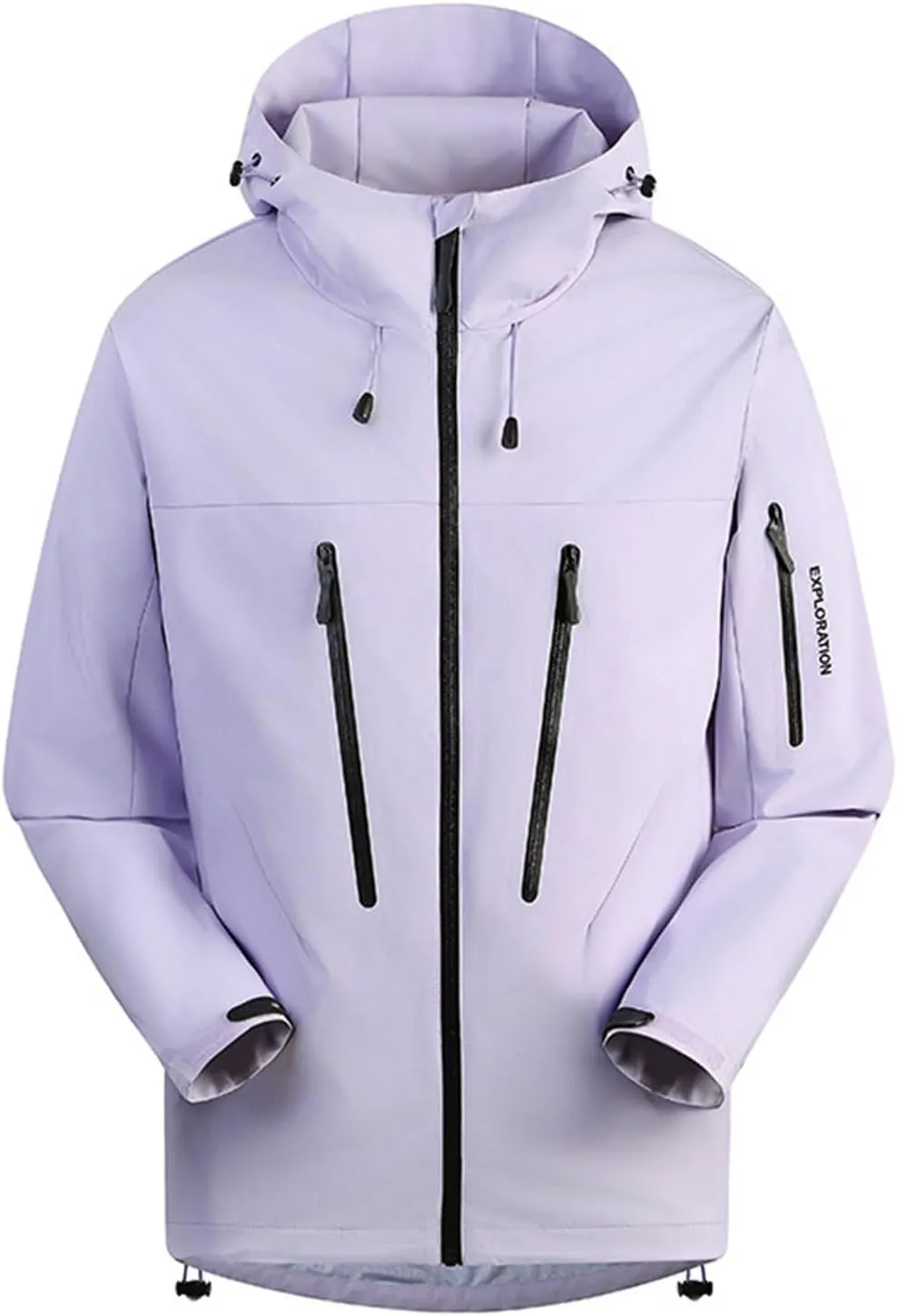 Lightweight Rain Coats for Men Women Unisex Outdoor Packable Rain Jackets Hooded Windproof Raincoats with Pockets