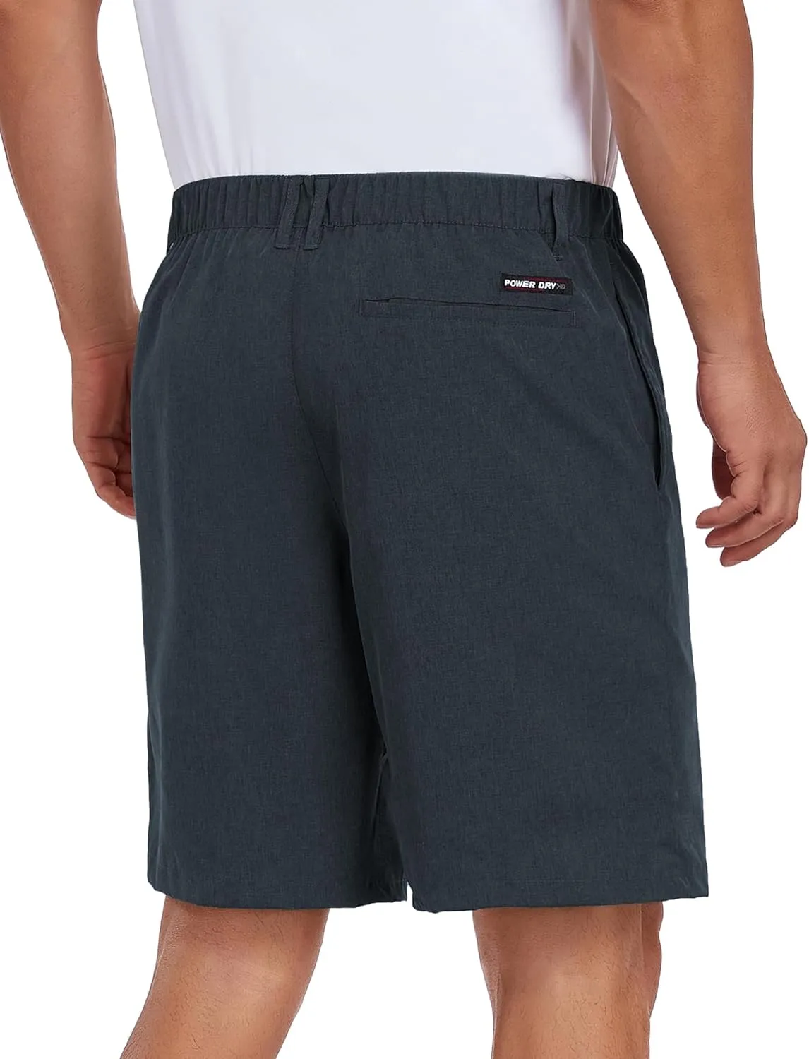 Little Donkey Andy Men's Bermuda 9 Inch Lightweight Quick Dry Stretch Shorts Golf Hiking Travel