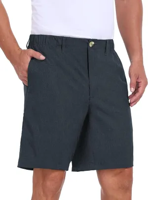Little Donkey Andy Men's Bermuda 9 Inch Lightweight Quick Dry Stretch Shorts Golf Hiking Travel