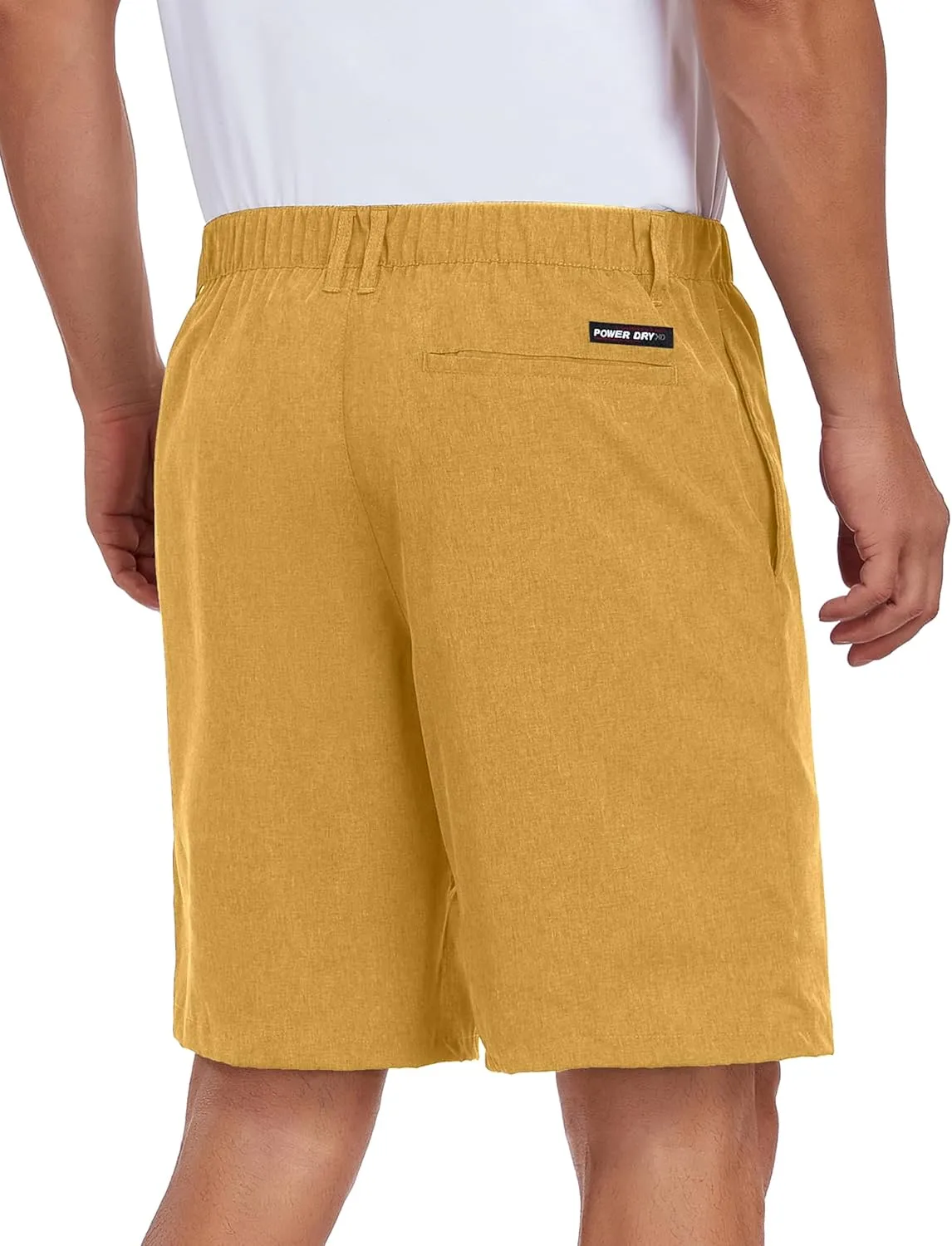 Little Donkey Andy Men's Bermuda 9 Inch Lightweight Quick Dry Stretch Shorts Golf Hiking Travel