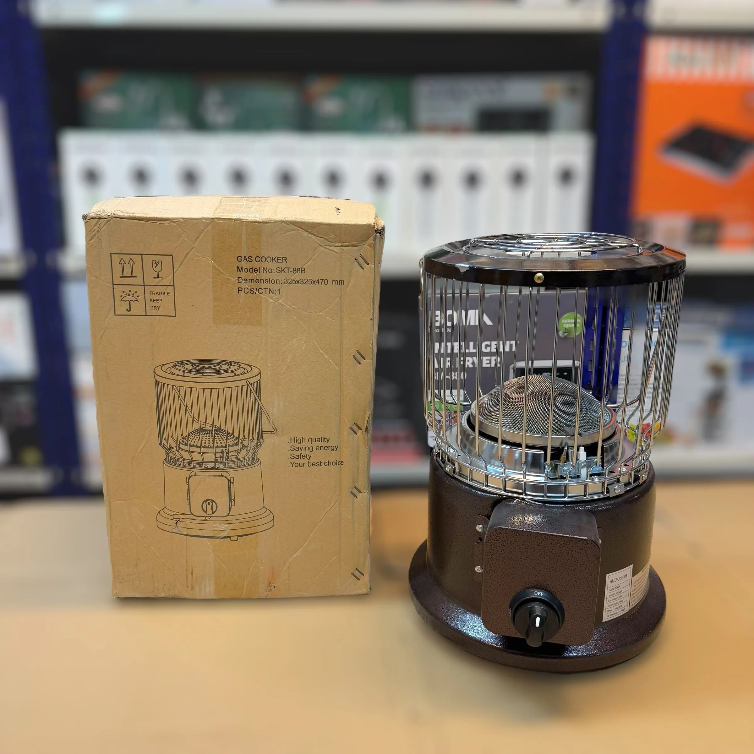 Lot Imported 2-in-1 Gass Heater & Cooker 88B
