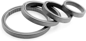 MecArmy CH1 CH13 Titanium Key Rings for Keychain, Side-Pushing Key Chain Rings Split Keyring Heavy Duty Keychain Rings Bulk 4 Pcs 7 Pcs