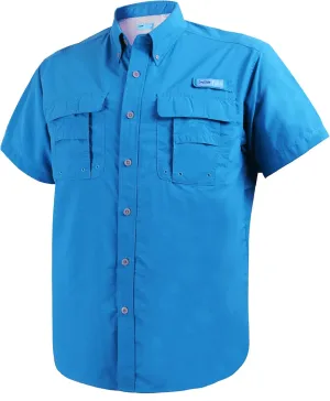 Men's UPF UV 50  Sun Protection Magellan Fishing SPF Camping Hiking Short Sleeve Shirts