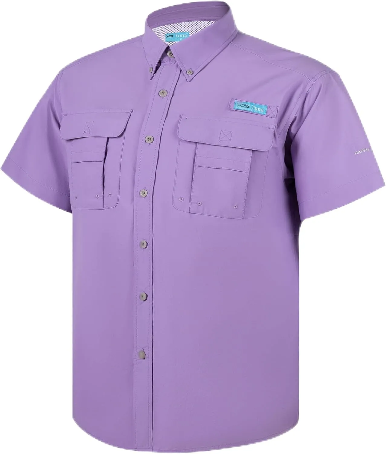 Men's UPF UV 50  Sun Protection Magellan Fishing SPF Camping Hiking Short Sleeve Shirts