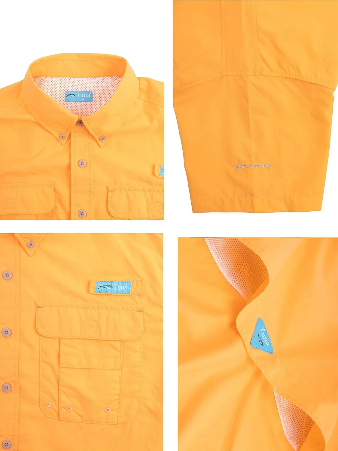 Men's UV UPF 50  Sun Protection Magellan Fishing Waterproof SPF Hiking Camping Short Sleeve Shirts