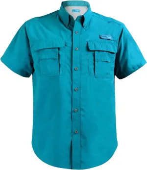 Men's UV UPF 50  Sun Protection Magellan Fishing Waterproof SPF Hiking Camping Short Sleeve Shirts