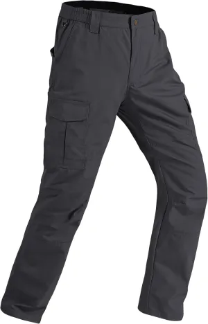 Mens Work Pants Ripstop Waterproof Cargo Pants for Men with 7 Pockets Tactical Hiking Pants