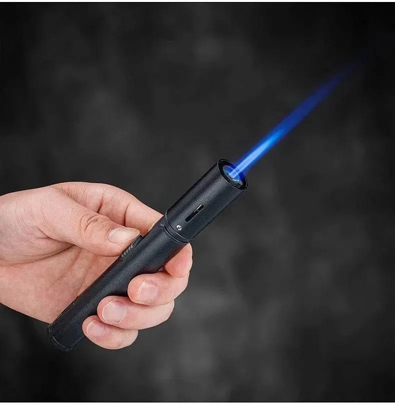 Metal Jet Torch Lighter - Outdoor Camping Flame Tool