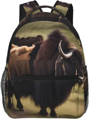 Mighty Highland Yak Backpack, suitable for light travel, daily multi-purpose bag, suitable for commuting, cycling, work