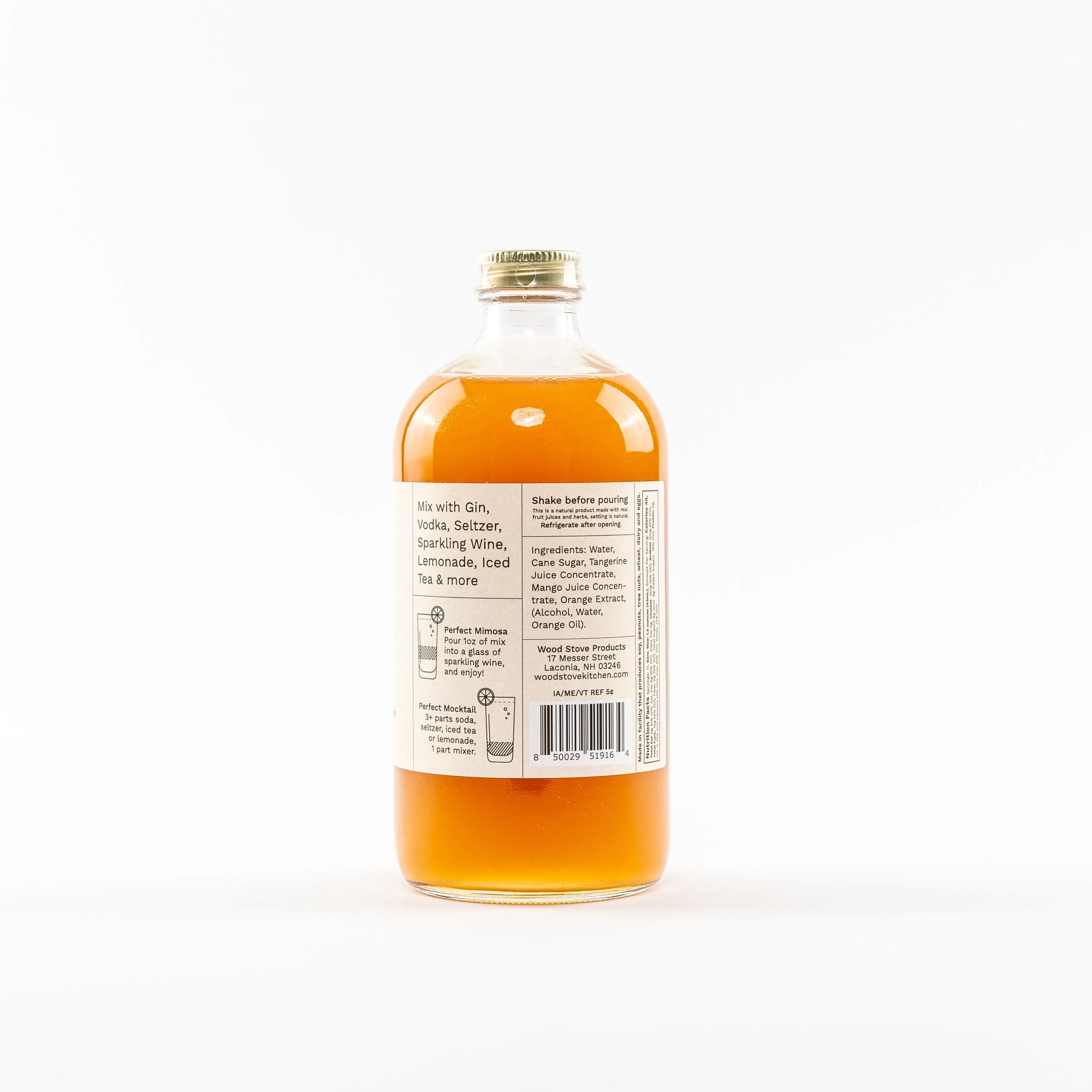 Mimosa Mixer with Tangerine & Mango, 16 fl oz by Wood Stove Kitchen