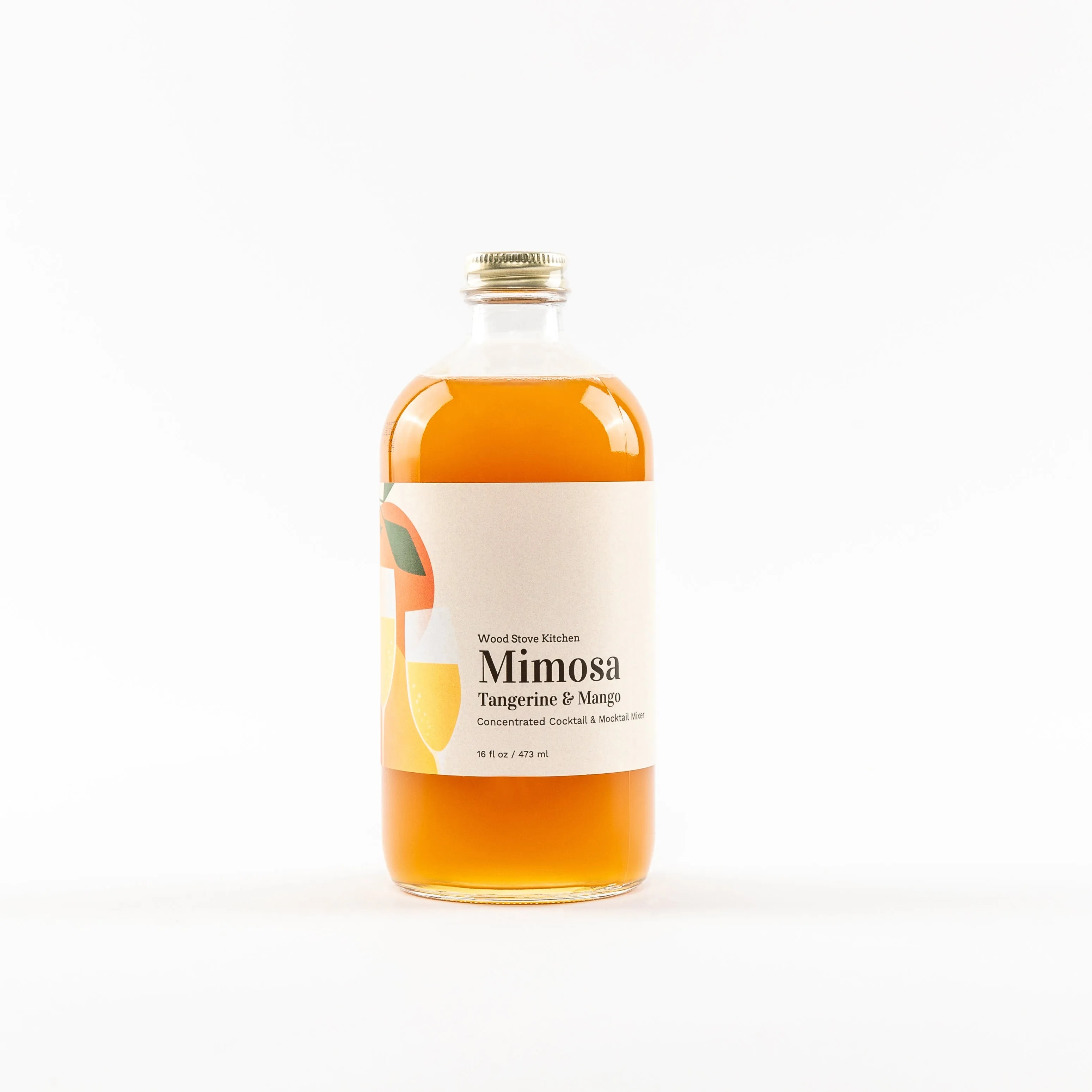 Mimosa Mixer with Tangerine & Mango, 16 fl oz by Wood Stove Kitchen