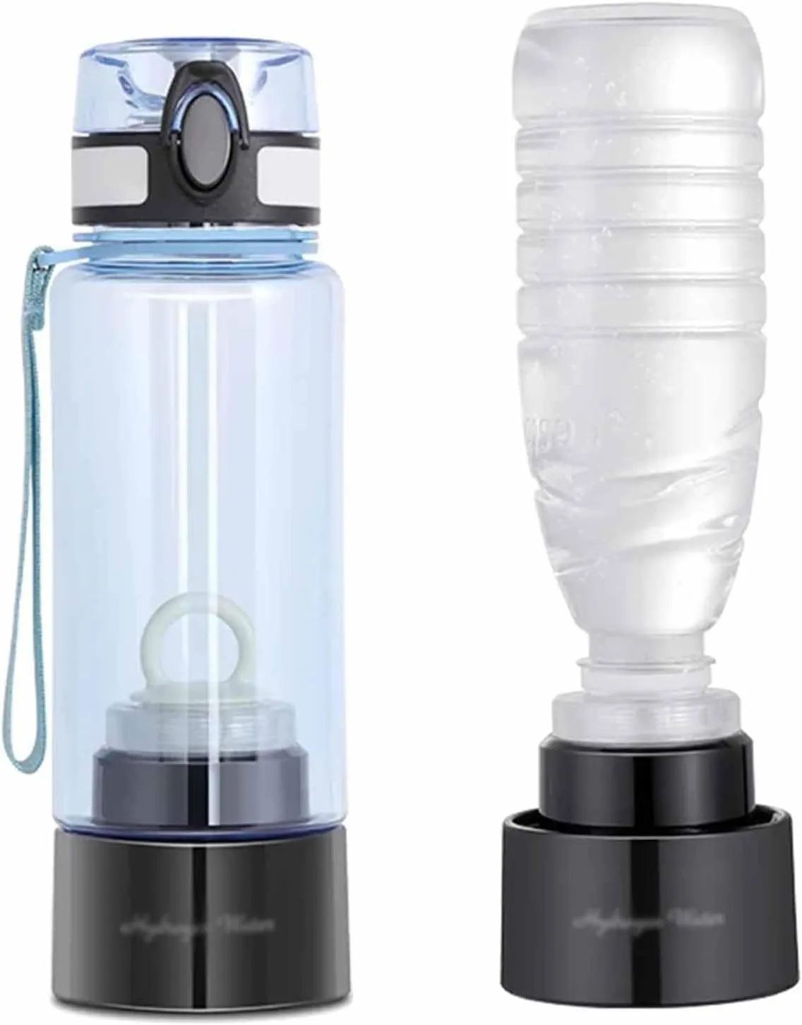 Molecular Hydrogen Rich Cup, Sport Portable SPE PEM Hydrogen Water Bottle, 380ml Inhale H2 Generator, Improve Sleep and Boost Immunity