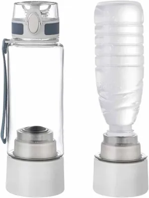 Molecular Hydrogen Rich Cup, Sport Portable SPE PEM Hydrogen Water Bottle, 380ml Inhale H2 Generator, Improve Sleep and Boost Immunity