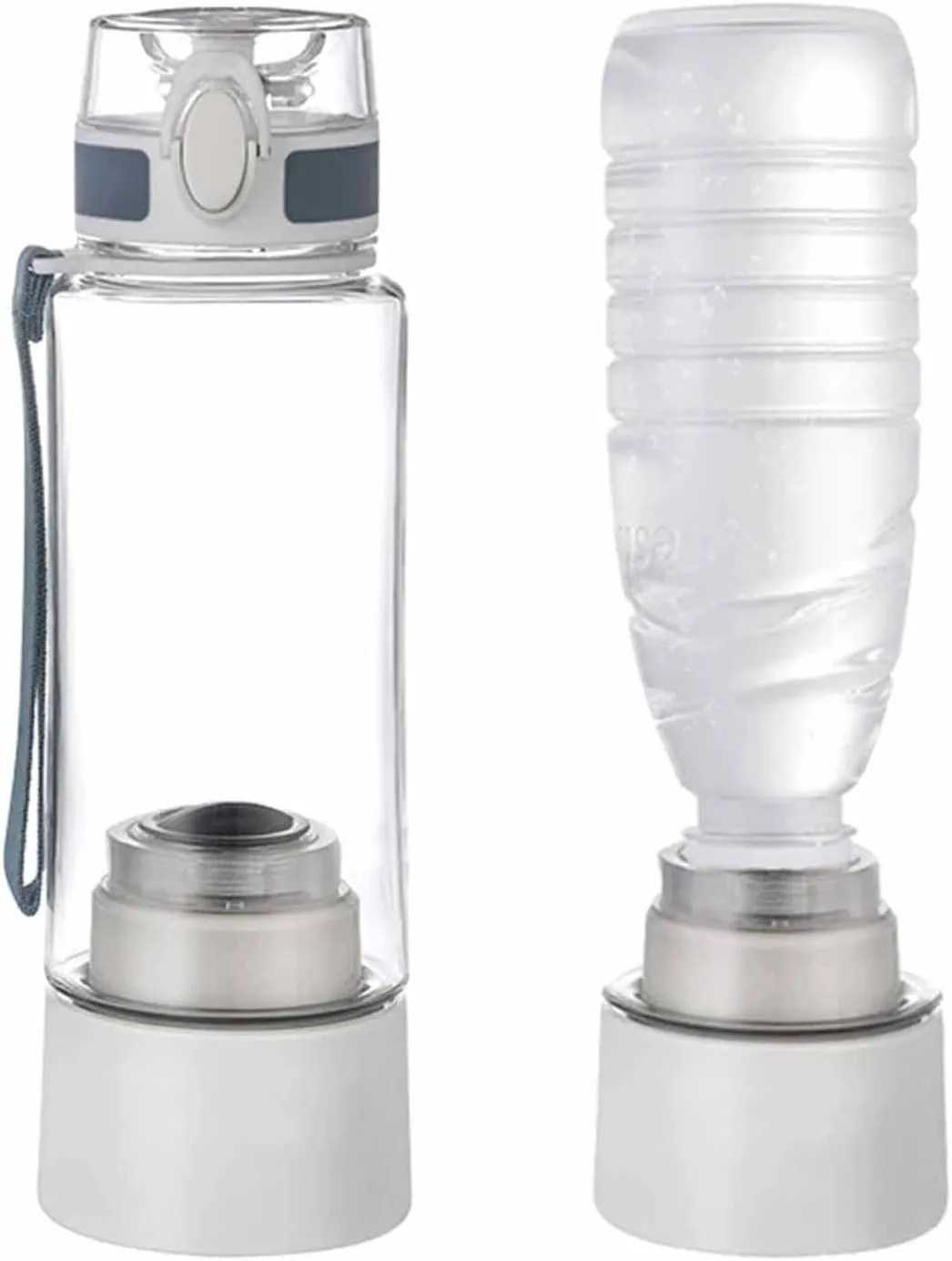 Molecular Hydrogen Rich Cup, Sport Portable SPE PEM Hydrogen Water Bottle, 380ml Inhale H2 Generator, Improve Sleep and Boost Immunity