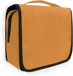 Multi Compartment Toiletry Cosmetic Bag Ocher Cosmetic Bags for Women
