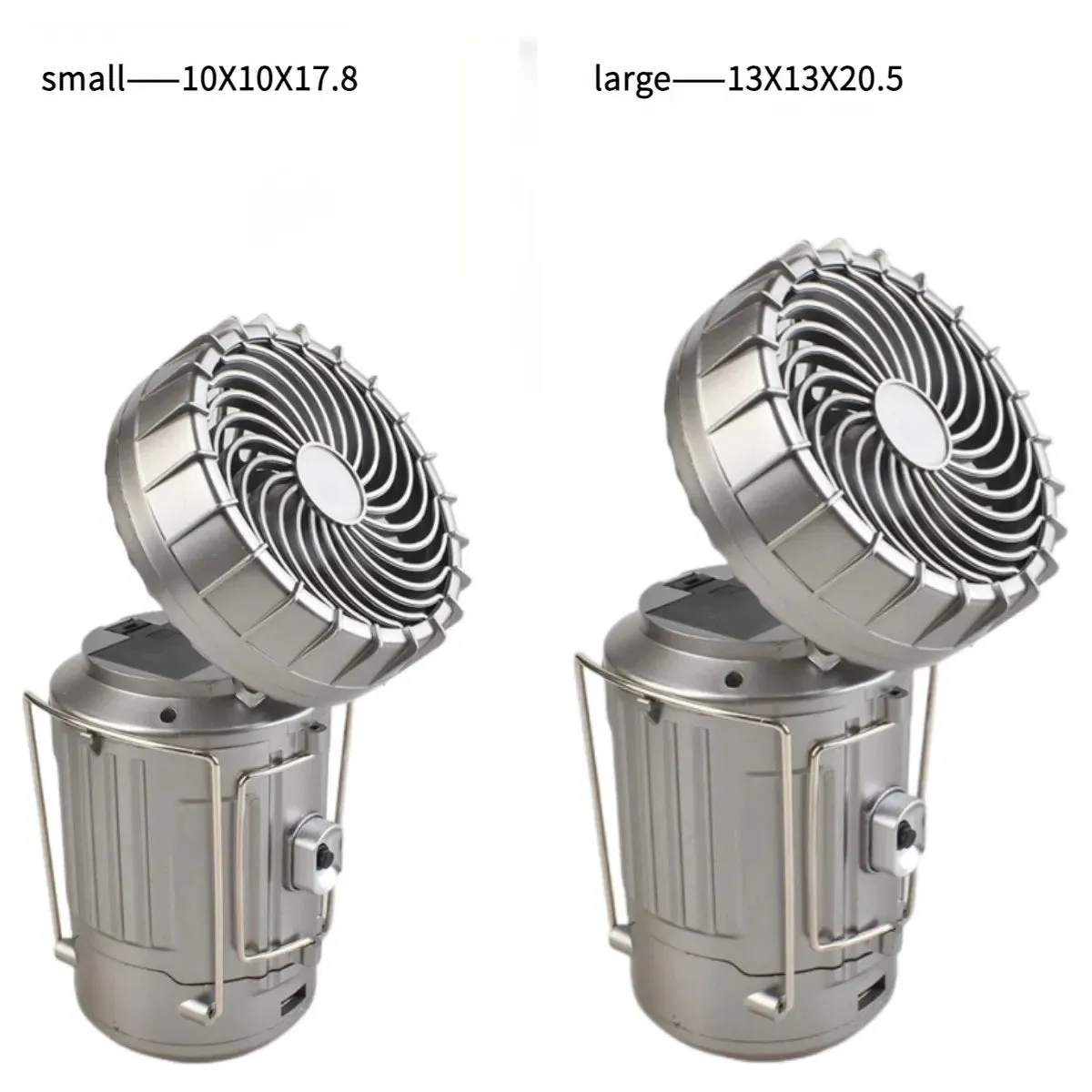 Multifunctional Solar Camping Buckle   Tail Fan Barn Lantern