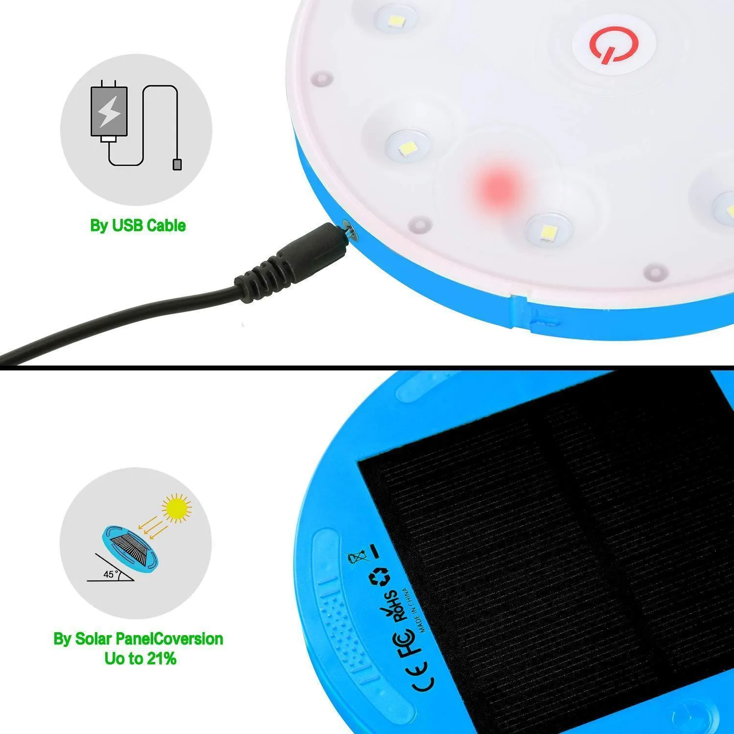 Multiuse Waterproof Solar Bucket Lamp