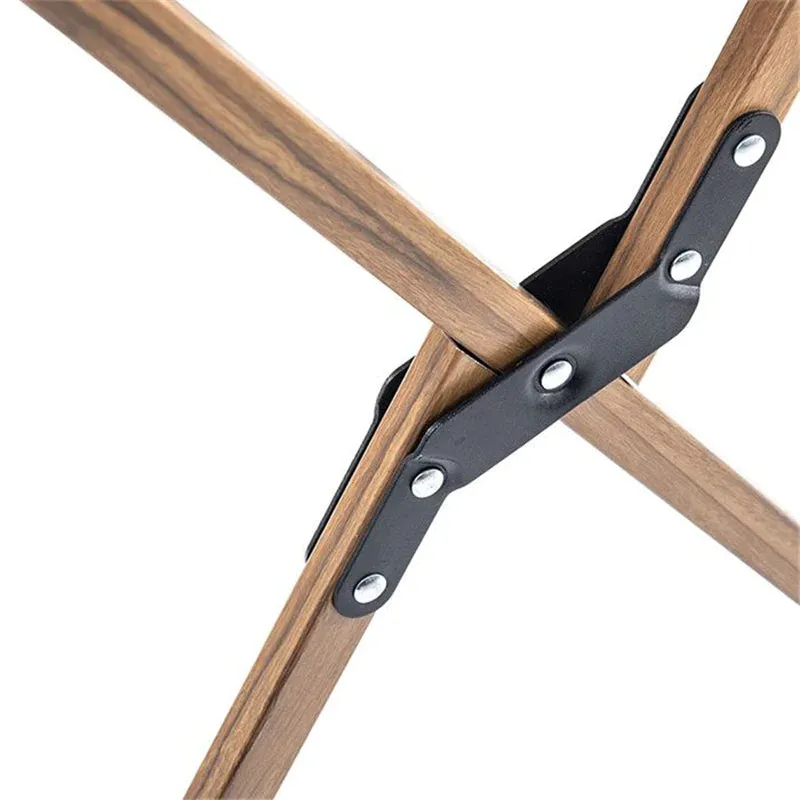 Naturehike MW01 Wooden Grain Folding Moon Chair Black