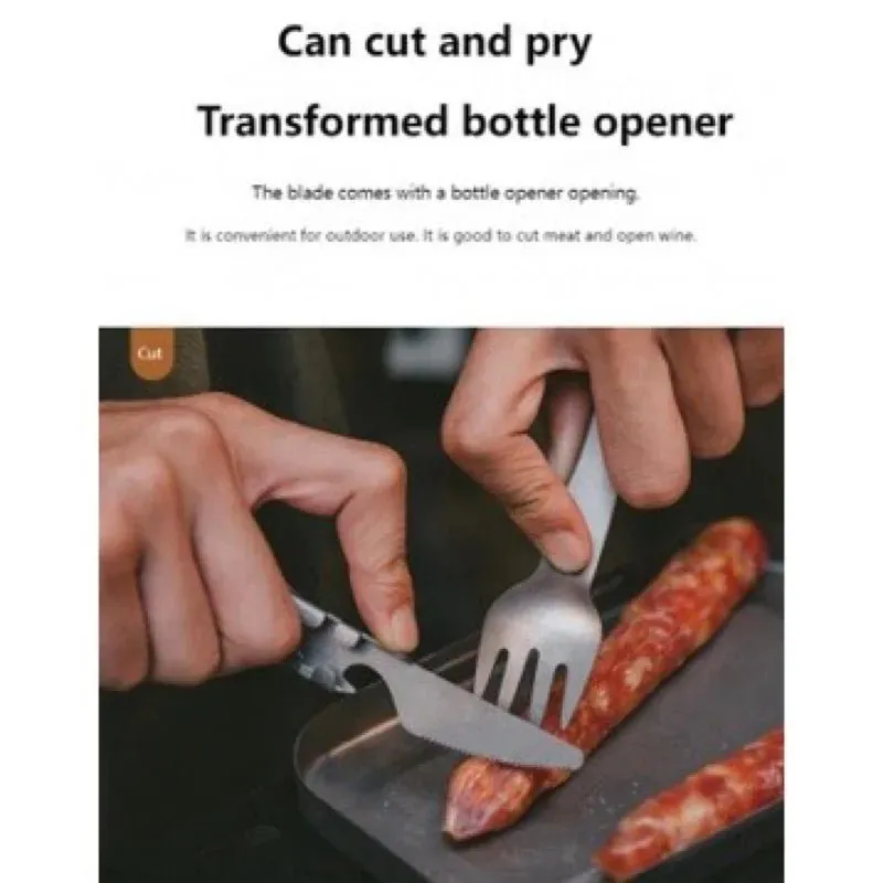 Naturehike Titanium Multifunction Portable Cutlery Set