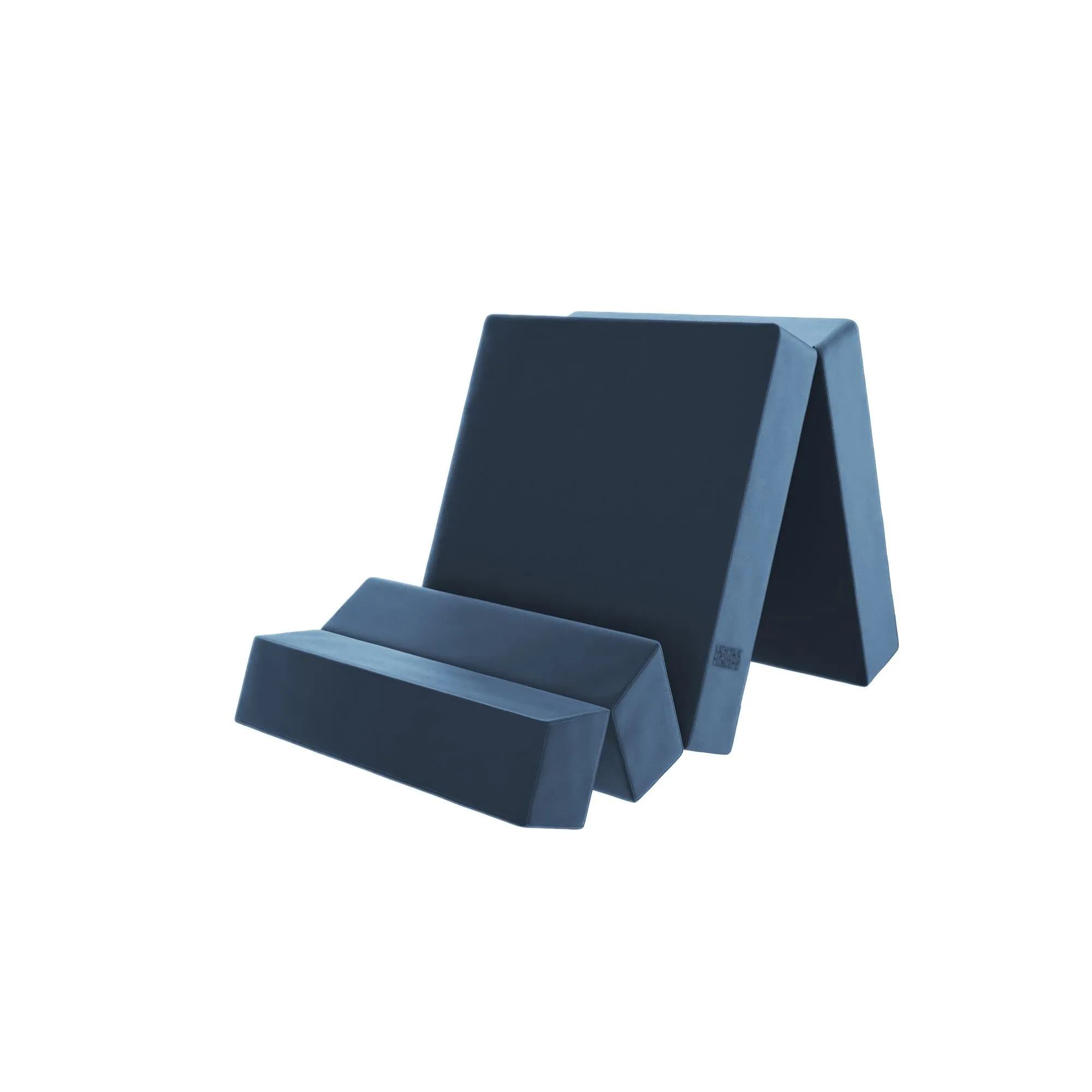 Novogratz The Flower Velour Modular Chair & Lounger - Indigo Blue|Fauteuil modulaire et chaise longue The Flower de Novogratz en velours - bleu indigo