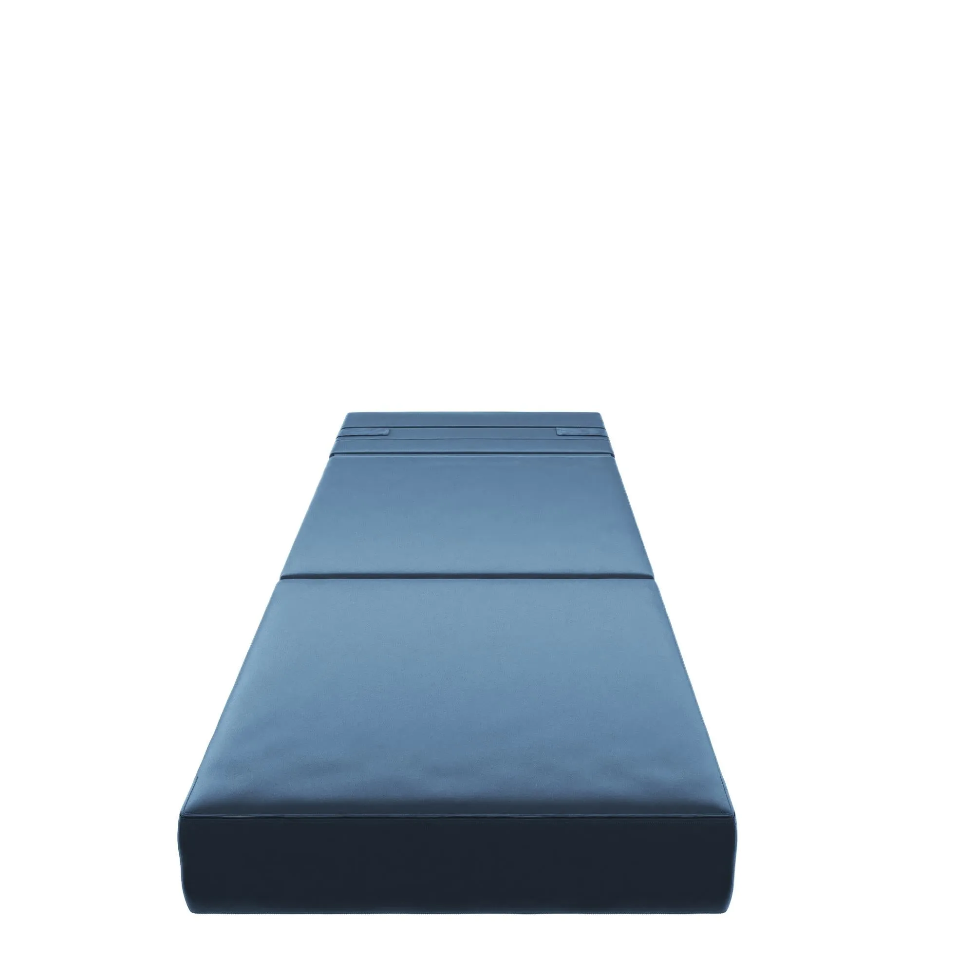 Novogratz The Flower Velour Modular Chair & Lounger - Indigo Blue|Fauteuil modulaire et chaise longue The Flower de Novogratz en velours - bleu indigo
