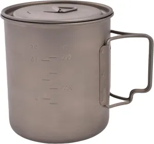 Olicamp Titanium Space Saver Camping Mug with Lid, One Size (TS6-750ML)
