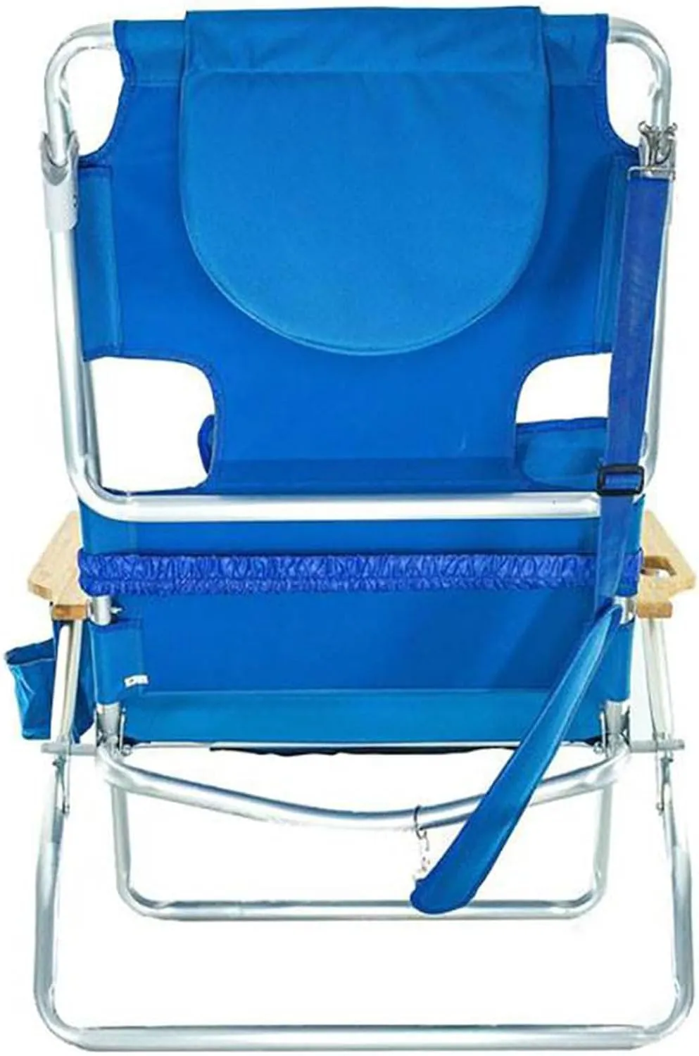 Ostrich Deluxe Padded 3-N-1 Outdoor Lounge Reclining Beach Chair, Blue (3 Pack)