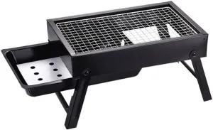 Outdoor Barbecue Portable Home Charcoal Grill Grill Barbecue Carbon Oven Folding Outdoor Mini Oven (Size : 35cm)