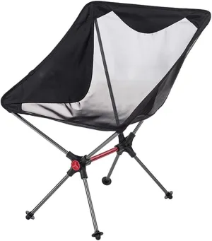 Outdoor Camp Chairs, Outdoor Folding Chair Camping Beach Portable Simple Backrest Folding Sketching Seat Stool with Mesh Fabric Backrest Lawn Chairs Adults(B)