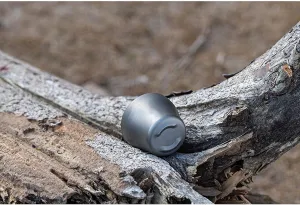 Outdoor camping portable pure titanium water cup tea cup beer mug 2PCS
