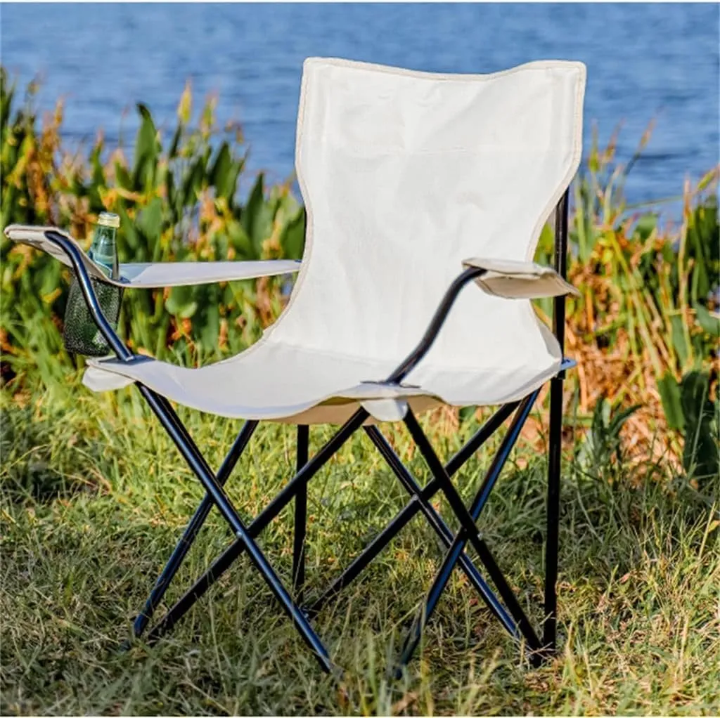 Outdoor Chair Folding Camping Chair Outdoor Folding Chair with Armrests Ultra Light Portable Camping Chair Back Recliner Leisure Chair Fishing Stool Camping Chair Foldable Chair