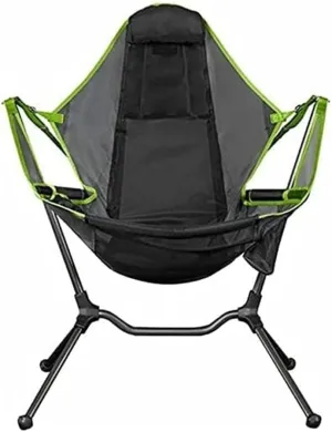 Outdoor Folding Chair Camp Chair Outdoor Camping Chairs for Fishing Lounger Breathable Mesh Construction 2 Side Pockets