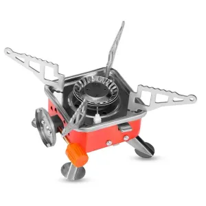 Outdoor Folding Mini Gas Burner Cooking Stove Butane Gas BBQ Hiking