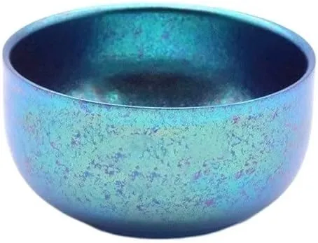 Outdoor Portable Pure Titanium Double Layer 50ML Kung Fu Tea Cup(Blue)
