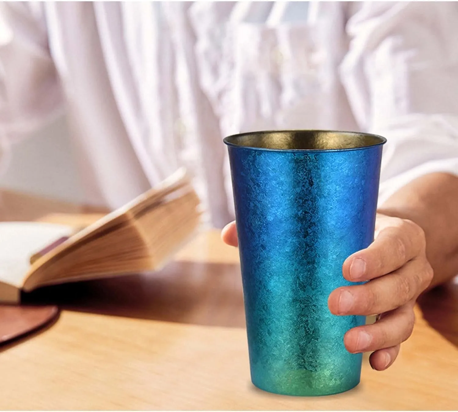 Outdoor Portable Pure Titanium Water Cup Beer Cup Coffee Cup Milk Cup(3)