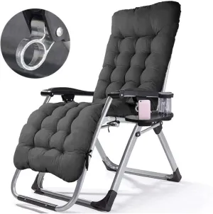 Outdoor Relax Chair, Portable Folding Recliner Chair for Lunchtime Rest, Summer Home Leisure Beach Chair, Outdoor Winter Folding Chair