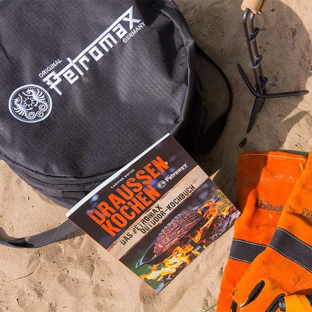 Petromax Griddle and Fire Bowl Bag, Transport Safely with Reinforced and Padded Carry Tote, Protect Your Outdoor Cooking and Camping Griddle