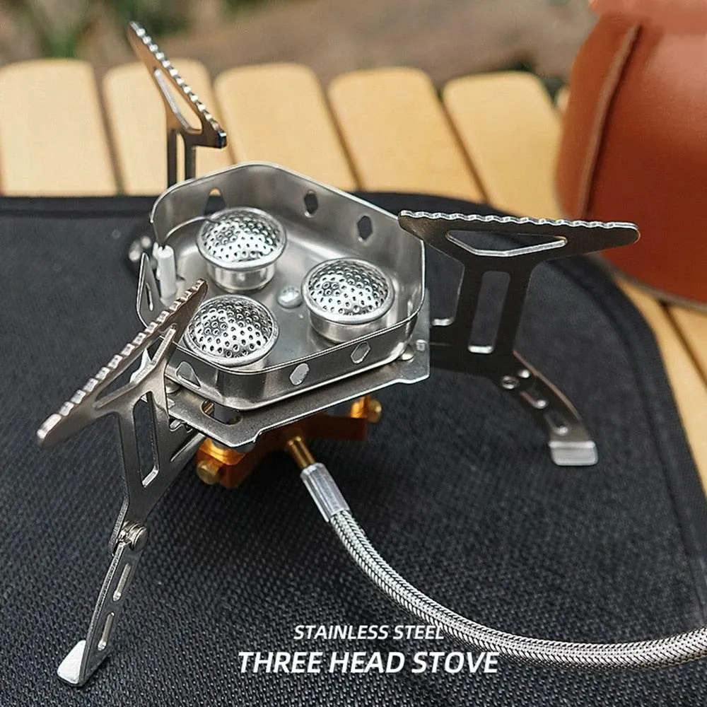 Portable Camping Gas Stove - Adventurer Chef Outdoor Cooking Flame