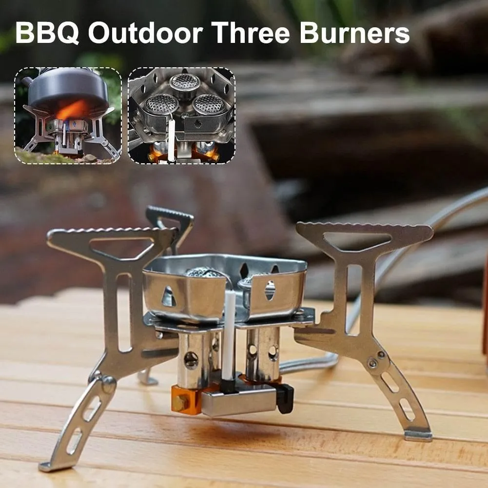 Portable Camping Gas Stove - Adventurer Chef Outdoor Cooking Flame