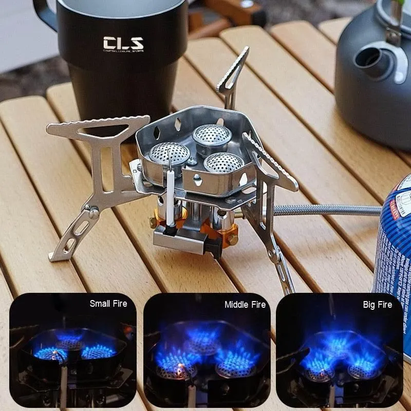 Portable Camping Gas Stove - Adventurer Chef Outdoor Cooking Flame